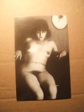 CARTE POSTALA INEDITA FEMEIE NUD, Necirculata, Fotografie