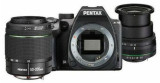 Aparat Foto D-SLR Pentax K-70 + DAL 18-50mm/50-200 WR, 24MP CMOS (Negru)