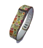 FloralFlex Bratara TPU pentru Fitbit Flex-Mărime L-Culoare Spring Flex 3, Oem