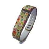 FloralFlex Bratara TPU pentru Fitbit Flex-Mărime L-Culoare Spring Flex 3