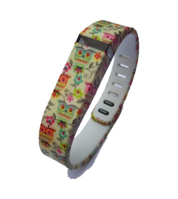 FloralFlex Bratara TPU pentru Fitbit Flex-Mărime L-Culoare Spring Flex 3 foto