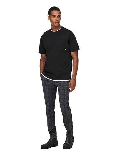 Pantaloni chino pentru barbati, Only Sons ONSMARK Slim Fit, negru, W34 L32 - OUTLET