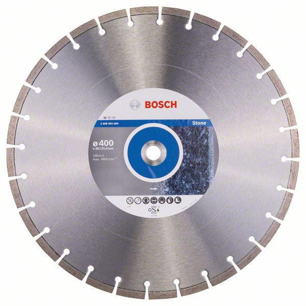 Disc diamantat Standard pentru piatra Bosch 400x20/25.40x3.2mm