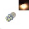 LED 22 SMD PY21W BAU15S 12V Canbus Lampa Becuri Lumini Galben