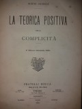 SCIPIO SIGHELE - LA TEORICA POSITIVA DELLA COMPLICITA {1894}