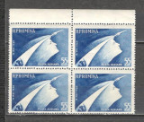 Romania.1960 Posta aeriana:Cosmonautica-Vostok bloc 4 TR.581, Nestampilat