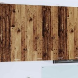 vidaXL Dulap suspendat Riga Stejar Sonoma și Alb 50 x 31 x 100 cm 884352