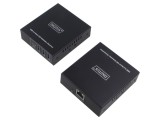 Extender USB 3.2 Gen 1 DIGITUS DA-73121, 5Gbps, Cablu Cat 6a 100m, Negru Metal
