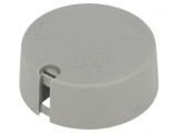 Buton rotativ gri cu indicator 6,35mm &Oslash;40x16mm