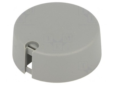 Buton rotativ gri cu indicator 6,35mm &amp;Oslash;40x16mm foto