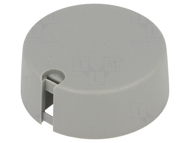 Buton rotativ gri cu indicator 6,35mm &Oslash;40x16mm