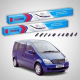 Cumpara ieftin Ștergătoare Mercedes-Benz Vaneo 414 02.2002-03.2004 | Set Față Flat &ndash; TeamCar&reg;