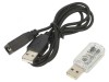 Adaptor USB 1.1 IrDA cu mufă A transparentă, Gembird