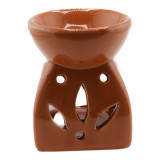 Vas aromaterapie din ceramica model petale portocaliu - 75cm, Stonemania Bijou