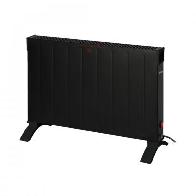 Convector electric Zilan ZLN6258 Negru, de sine statator sau montare in perete, putere 2000W foto