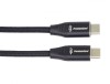 Cablu USB type C T-T 240W 0.5m brodat Negru, ku31cv05, Oem