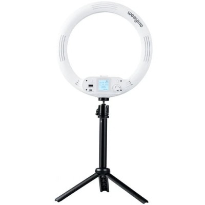 Lampa circulara Weeylite WE-9 RGB LED cu temperatura reglabila 2500K-8500K foto