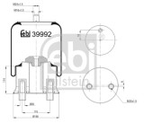 FEBI BILSTEIN 39992 Burduf, suspensie pneumatica