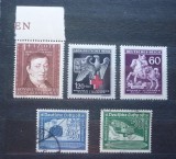 Germania Al Treilea Reich Ocupații Zeppelin Lot 5 Mărci -A666