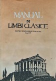 Cumpara ieftin Manual de limbi clasice pentru seminariile teologice anul IV - 1993 (J17)