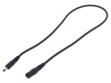 Cablu DC 5,5/2,1 Soclu la DC 4,0/1,7 Mufă Negru 1x1mm2