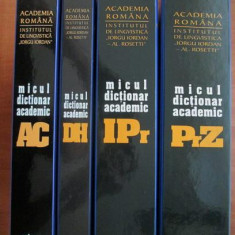 Micul dictionar academic (2001-2003, editie cartonata, Univers Enciclopedic)