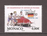 Monaco 2003 - Al 10-lea Campionat Mondial de bobsleigh, MNH, Nestampilat