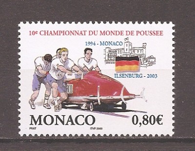 Monaco 2003 - Al 10-lea Campionat Mondial de bobsleigh, MNH foto