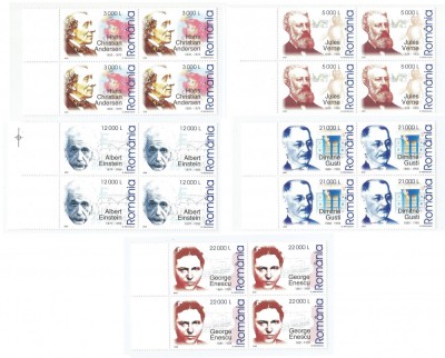 |Romania, LP 1681/2005, Aniv.-Comemorari-Personalitati 2005 (II), bloc 4, MNH foto