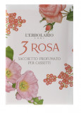 L&#039;Erbolario 3 Rosa Saculet parfumat, 1 bucata