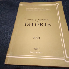 STUDII SI ARTICOLE DE ISTORIE XXII 1973