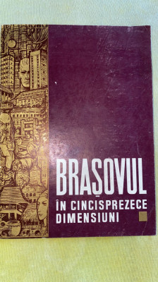 BRASOVUL IN CINCISPREZECE DIMENSIUNI,1969/BOGAT ILUSTRATA,182 pag.+3 HARTI foto