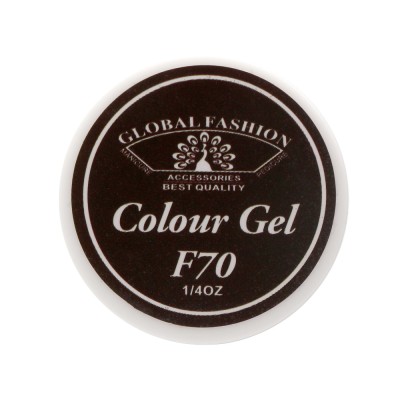 Gel color unghii, vopsea de arta, seria Rose Red, Global Fashion, 5gr, F70 foto