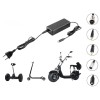 Incarcator Trotineta Electrica 48V/54.6V 2A Li-Ion, 5 Mufe (GX-3, DC 2.1, DC 2.5, XLR, RCA), Protectie Scurtcircuit si Suprasarcina, Indicator LED