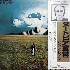 Vinil "Japan Press" John Lennon ‎– Mind Games (VG)