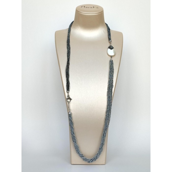 Colier Pearl Drop din hematit natural