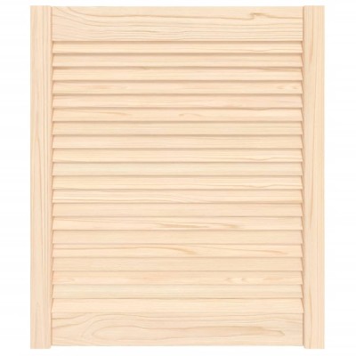 Usa de dulap cu design lambriu, 69x59,4 cm, lemn masiv de pin foto