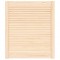 Usa de dulap cu design lambriu, 69x59,4 cm, lemn masiv de pin