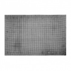 Plasa din plastic pentru tapiko si broderie, 32,8 x 50,5 cm, Negru foto