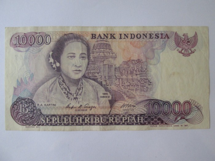 Indonezia 10000 Rupiah 1985