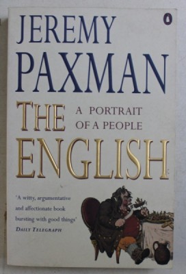 THE ENGLISH - A PORTRAIT OF A PEOPLE by JEREMY PAXMAN , 1999 foto