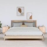 vidaXL Noptiere, 2 buc., 40x34x45 cm, lemn masiv de pin