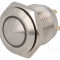 Comutator anti-vandalism ONPOW Poz: 2 SPST-NO 2A/36VDC IP65 galben
