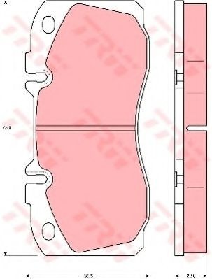 Set placute frana,frana disc IVECO DAILY V platou / sasiu (2011 - 2014) TRW GDB5068 foto