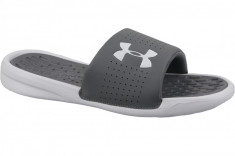 Papuci flip-flop Under Armour Playmaker Fixed Strap Slides 3000061-101 gri foto