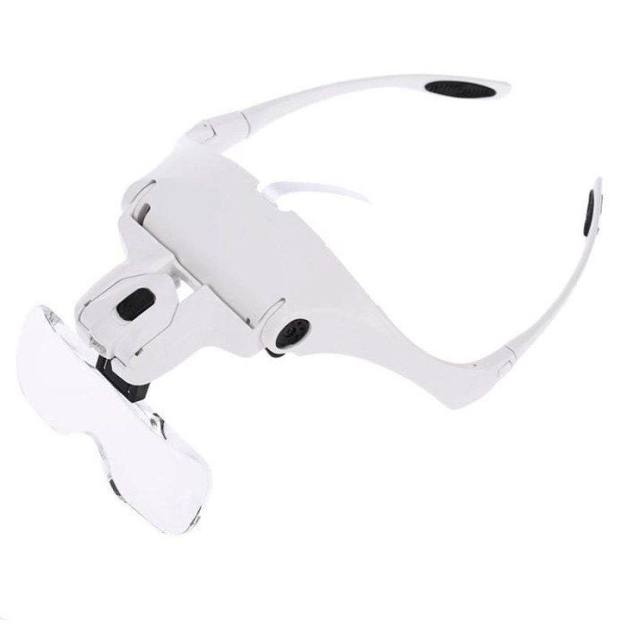 Ochelari tip cozoroc cu lupa si doua lampi iluminare Led 9892B2-EDY&reg;