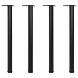 Cumpara ieftin Picioare de masa reglabile pe inaltime, 870 mm, negru, 4 buc.