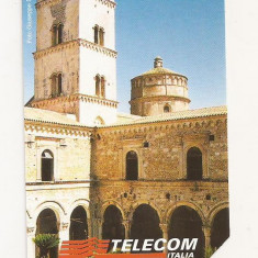 CT1-Cartela Telefonica -Telecom Italia - 10000 Lire - Abbazia Benedettina