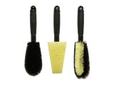 Set perie pentru spalat si curatat jante auto, 3 piese
