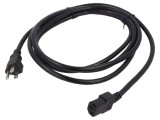 Cablu Alimentare 2.3m Negru IEC C13 la NEMA 5-15